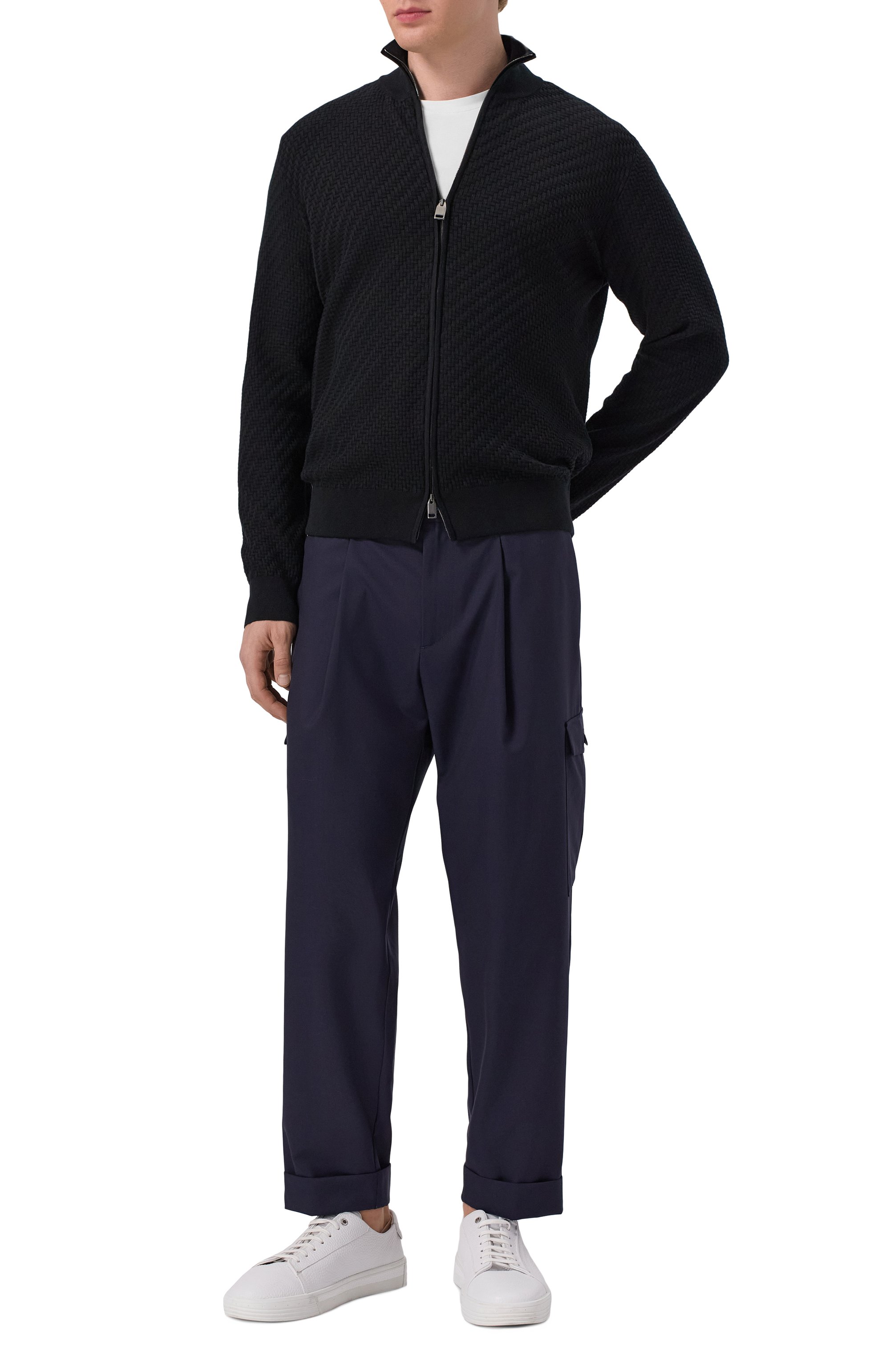 Шерстяные брюки-карго KITON, арт. UPKN024K0371102, фото 2