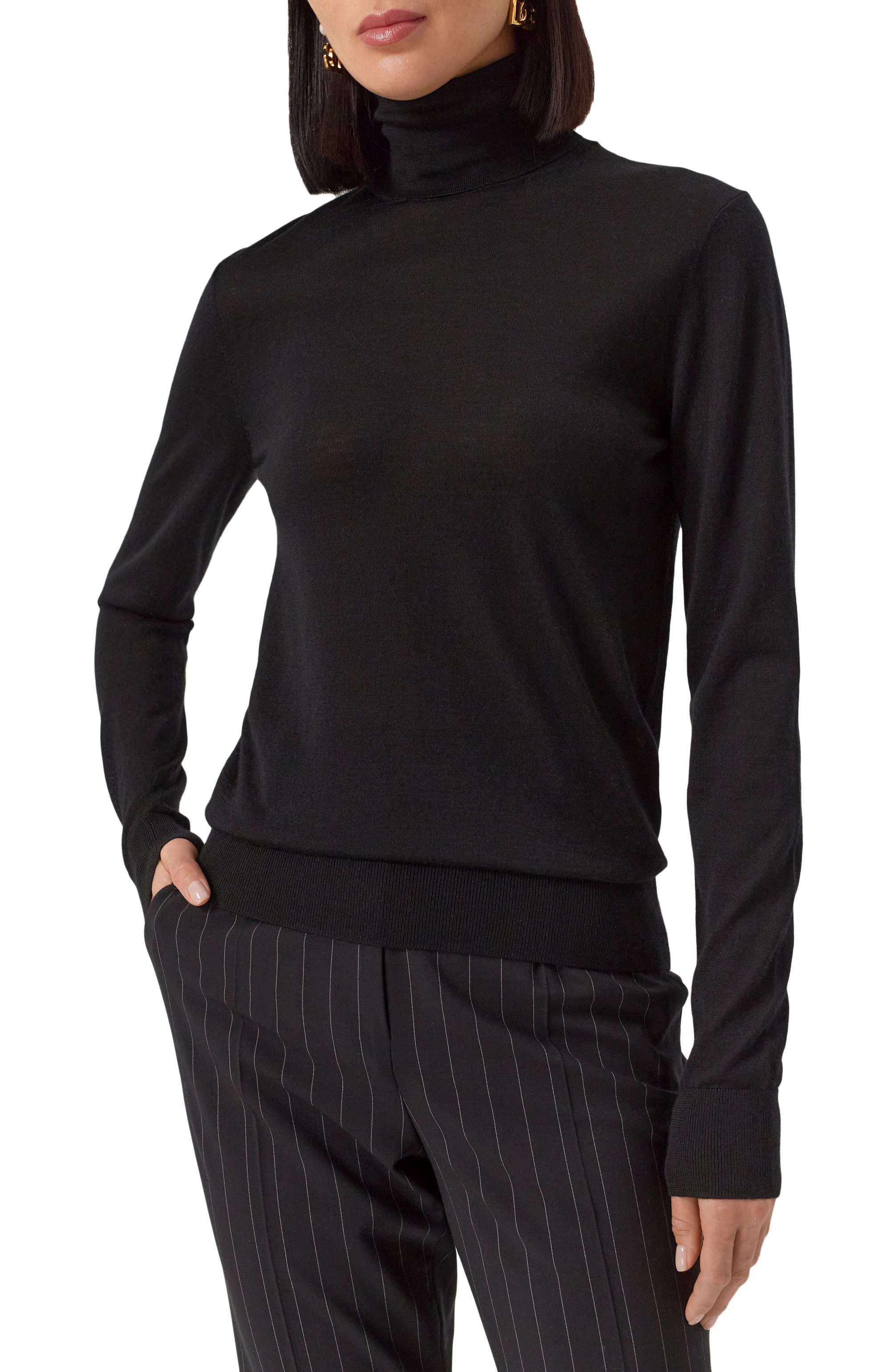 Водолазка из кашемира и шелка DOLCE & GABBANA, арт. FXW13T/JFMEW, фото 3