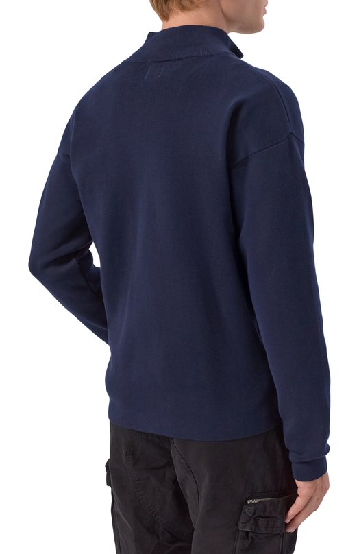 Хлопковый кардиган C.P. Company 20CMKN096A/110560A Синий  20CMKN096A/110560A Фото 4