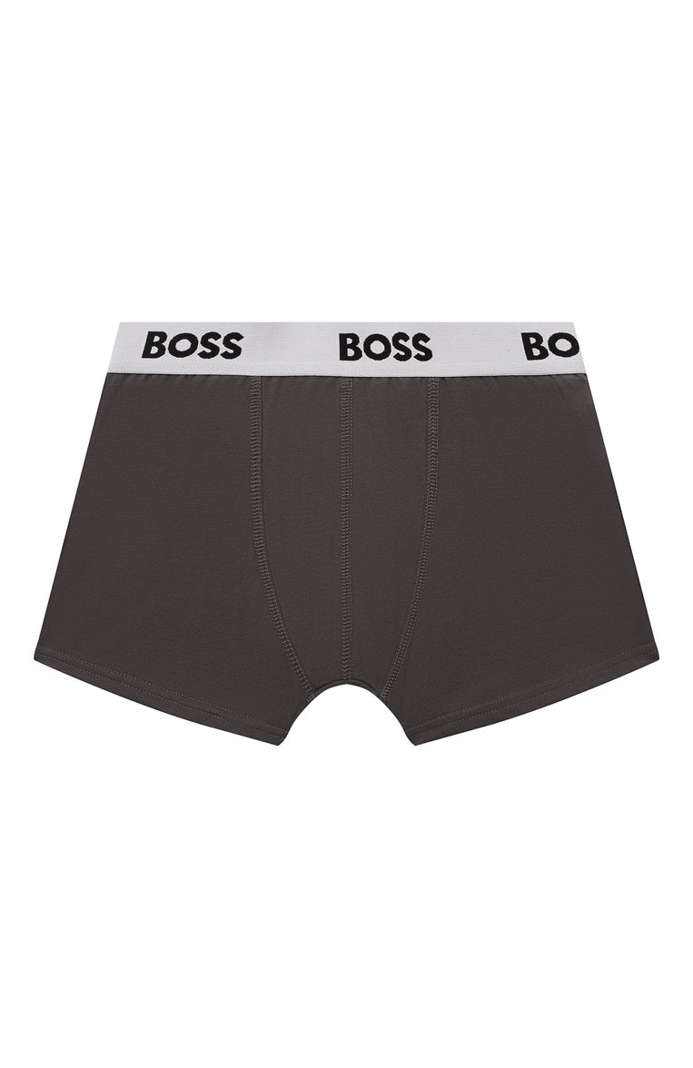 Детские комплект из двух боксеров BOSS разноцветного цвета, арт. J50974 | Фото 4 (Материал внешний: Хлопок; Рукава: Короткие; Материал сплава: Проставлено; Драгоценные камни: Проставлено; Ростовка одежда: 5 лет | 110 см, 13 - 15 лет | 158 см, 16 лет | 164 см, 12 лет | 152 см, 7 лет | 122 см, 9 лет | 134 см)