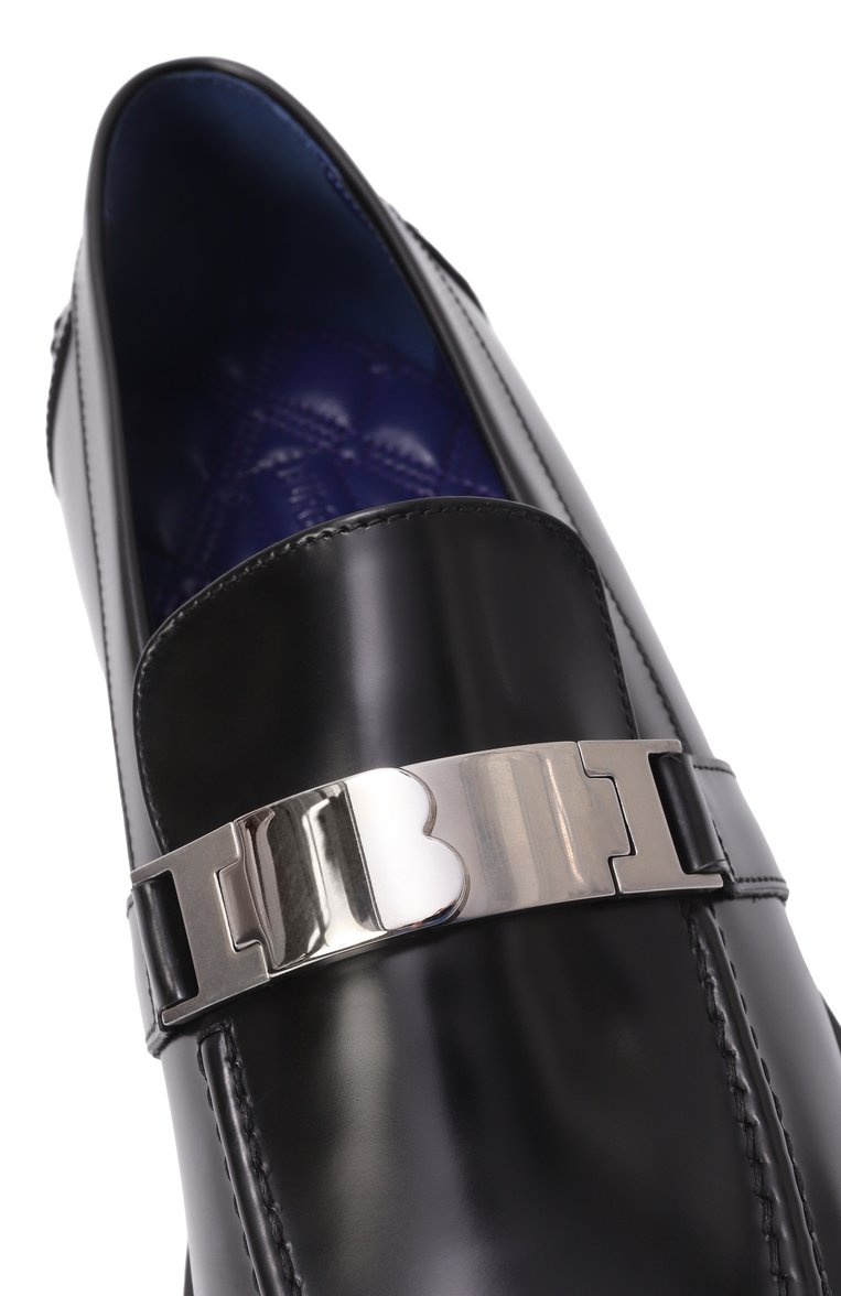 Женские кожаные лоферы tower BURBERRY черного цвета, арт. 8101567 | Фото 7 (Материал внешний: Натуральная кожа; Материал внутренний: Натуральная кожа; Каблук высота: Низкий; Подошва: Плоская; Автоматизация ТО: Проставлено; Автоматизация состава: Проставлено)
