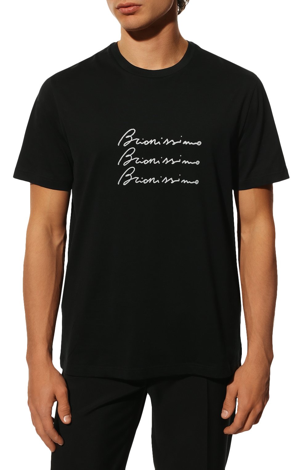Хлопковая футболка BRIONI, арт. UJCH0L/P1646, фото 3