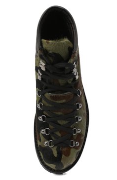 Мужские кожаные ботинки FRACAP зеленого цвета, арт. M127/P0NY/IMB.NEBR./CALFSKIN/CANNA FUCILI/R0CCIA | Фото 5 (Материал внешний: Кожа; Мужское Кросс-КТ: Ботинки-обувь; Материал внутренний: Натуральная кожа; Материал сплава: Проставлено; Материал утеплителя: Без утеплителя; Подошва: Плоская; Драгоценные камни: Проставлено)