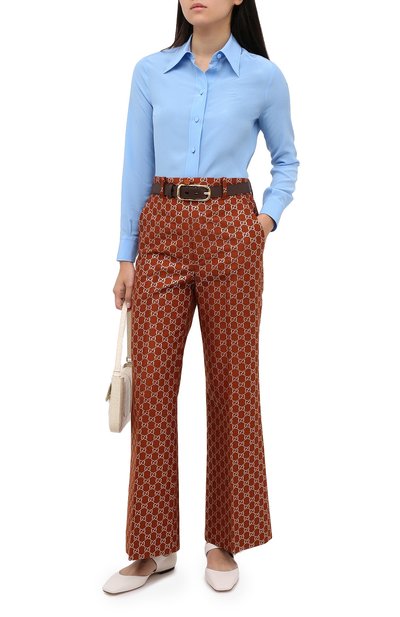 Шелковая рубашка GUCCI, арт. 627407/ZAEWU, фото 2