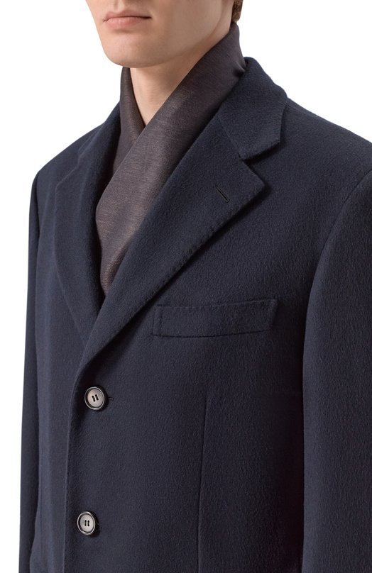 Шарф изо льна и шелка Brioni 03UM00/PB120 Коричневый  03UM00/PB120 Фото 2