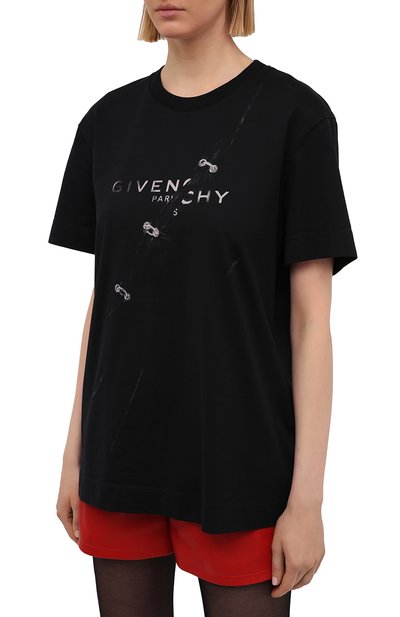 Хлопковая футболка GIVENCHY, арт. BW707Z3Z51, фото 3