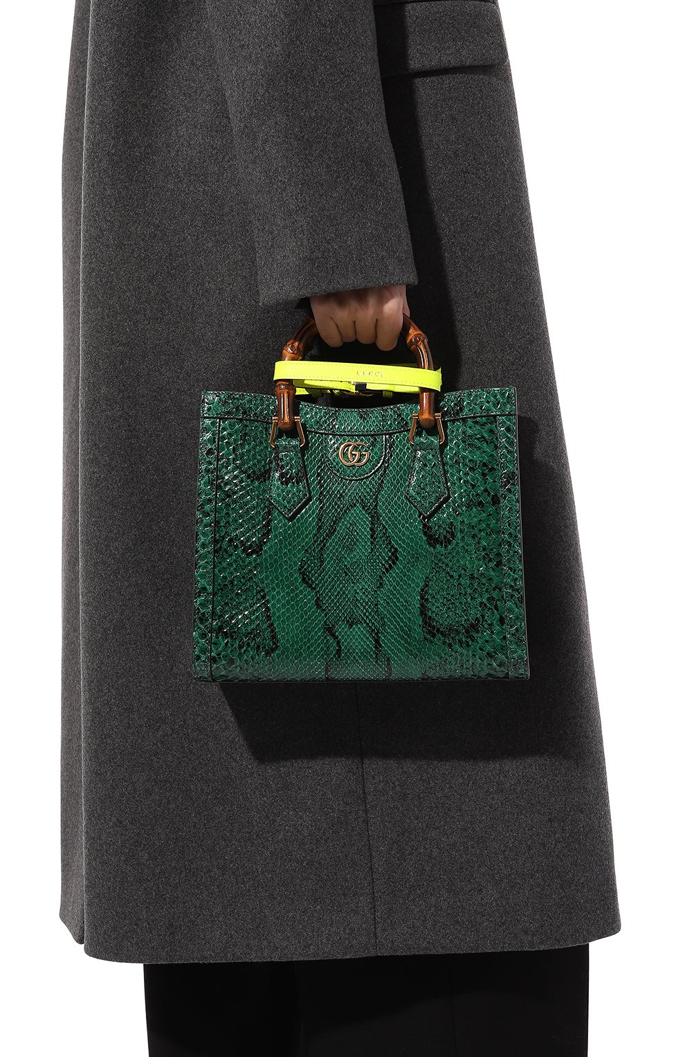 Сумка-тоут diana small из кожи питона GUCCI, арт. 660195 LU3ZT, фото 2