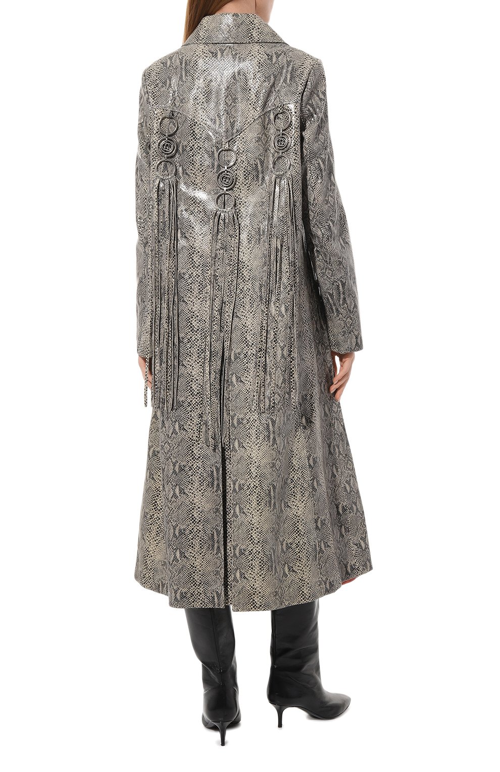 Кожаное пальто GUCCI, арт. 613310 XNAJT, фото 4