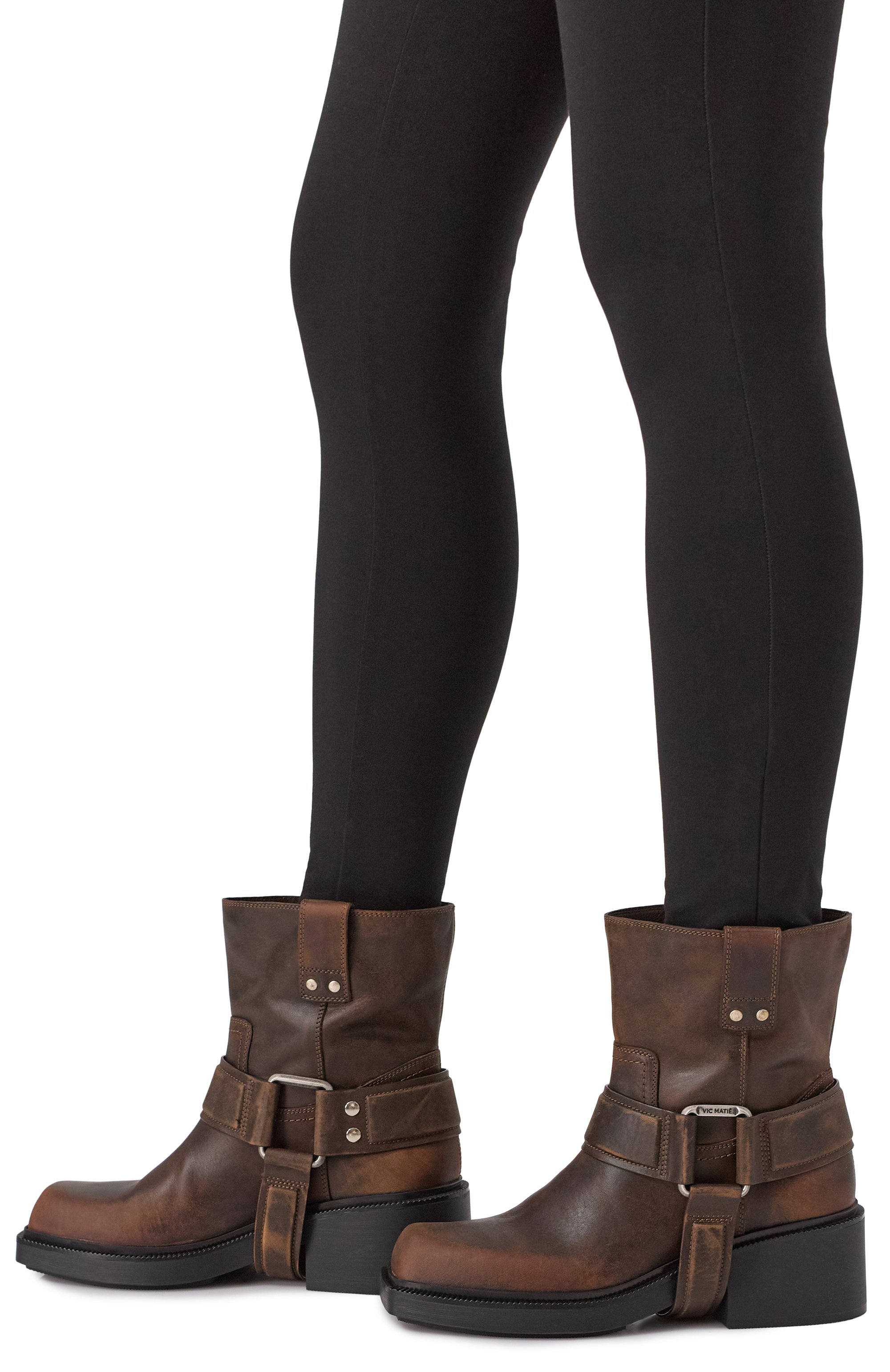 Кожаные ботинки f06 fray VIC MATIE, арт. 1H4150D_F06F050310, фото 2