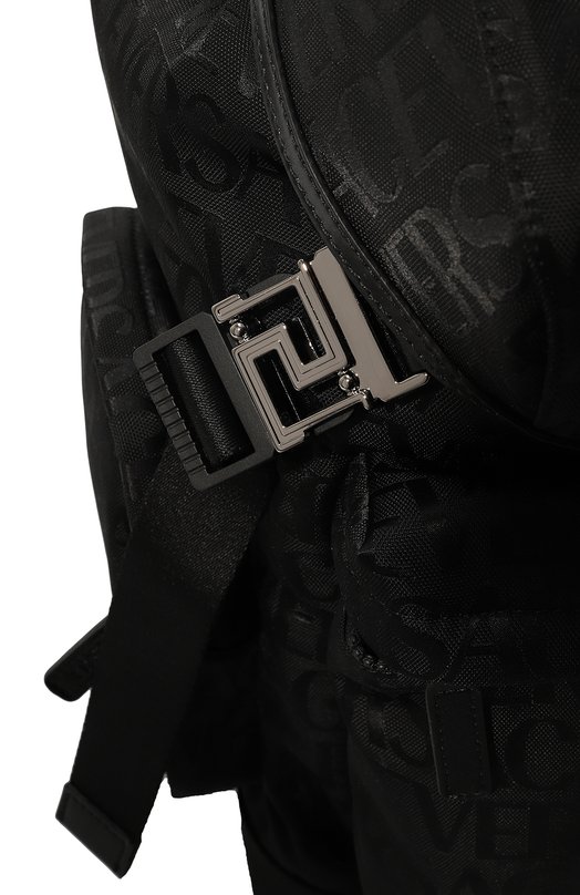 Текстильный рюкзак Versace 1009693/1A07040 Чёрный  1009693/1A07040 Фото 3