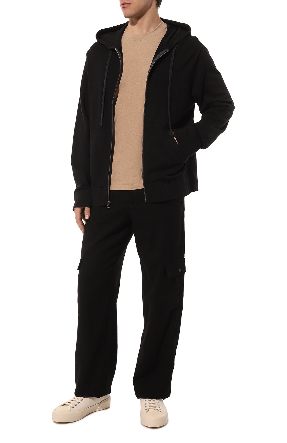 Хлопковая толстовка JAMES PERSE, арт. MXA2130/BLK, фото 2