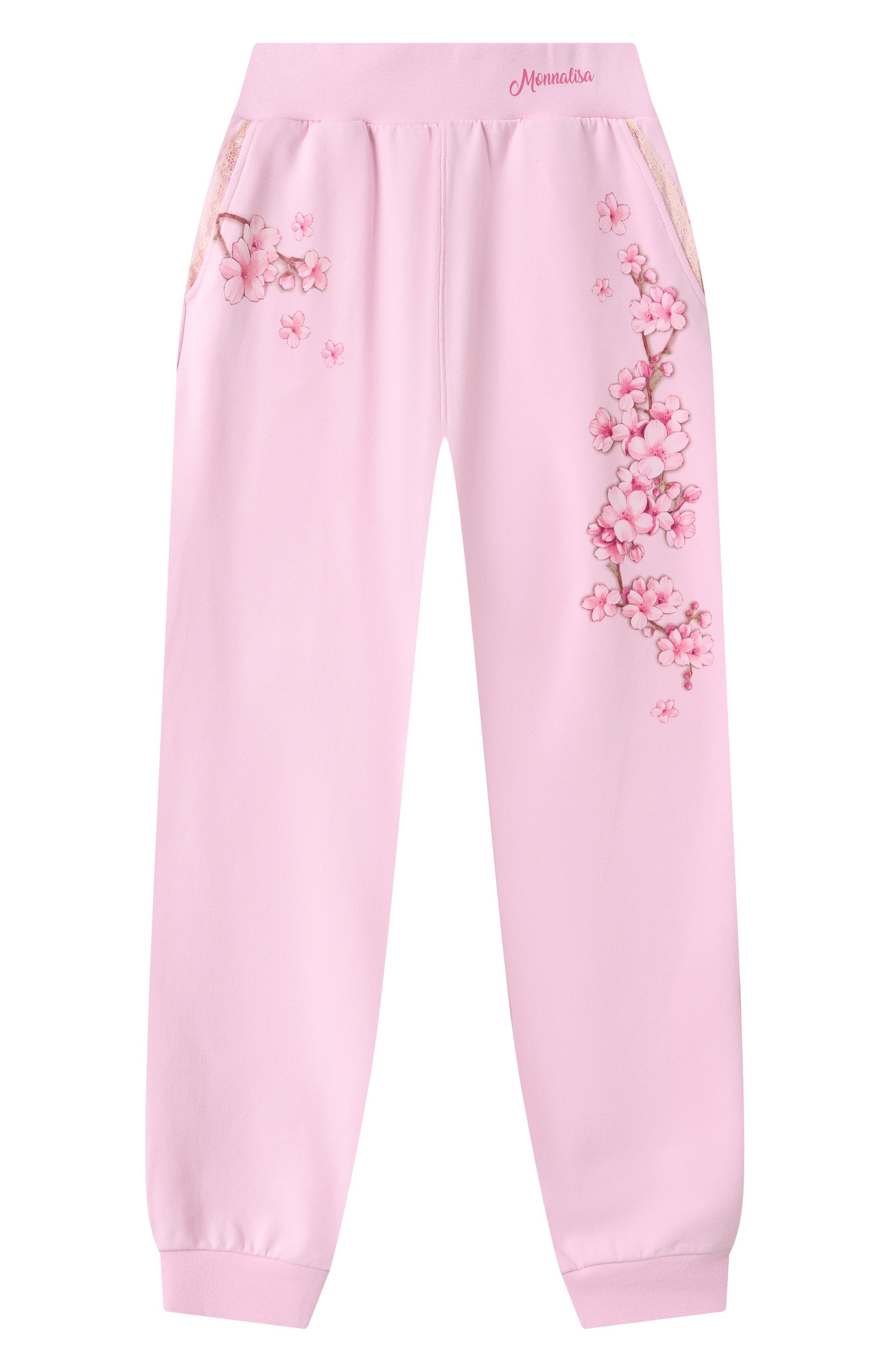 Хлопковые джоггеры MONNALISA, арт. 19E403, фото 1
