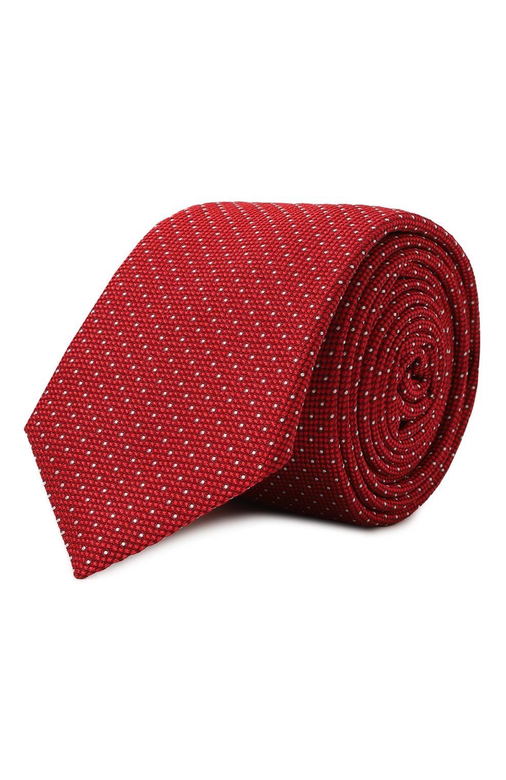 Шелковый галстук HUGO красного цвета по цене 8000 руб., арт. 50494297, фото 1 Шелковый галстук HUGO, арт. 50494297, фото 1