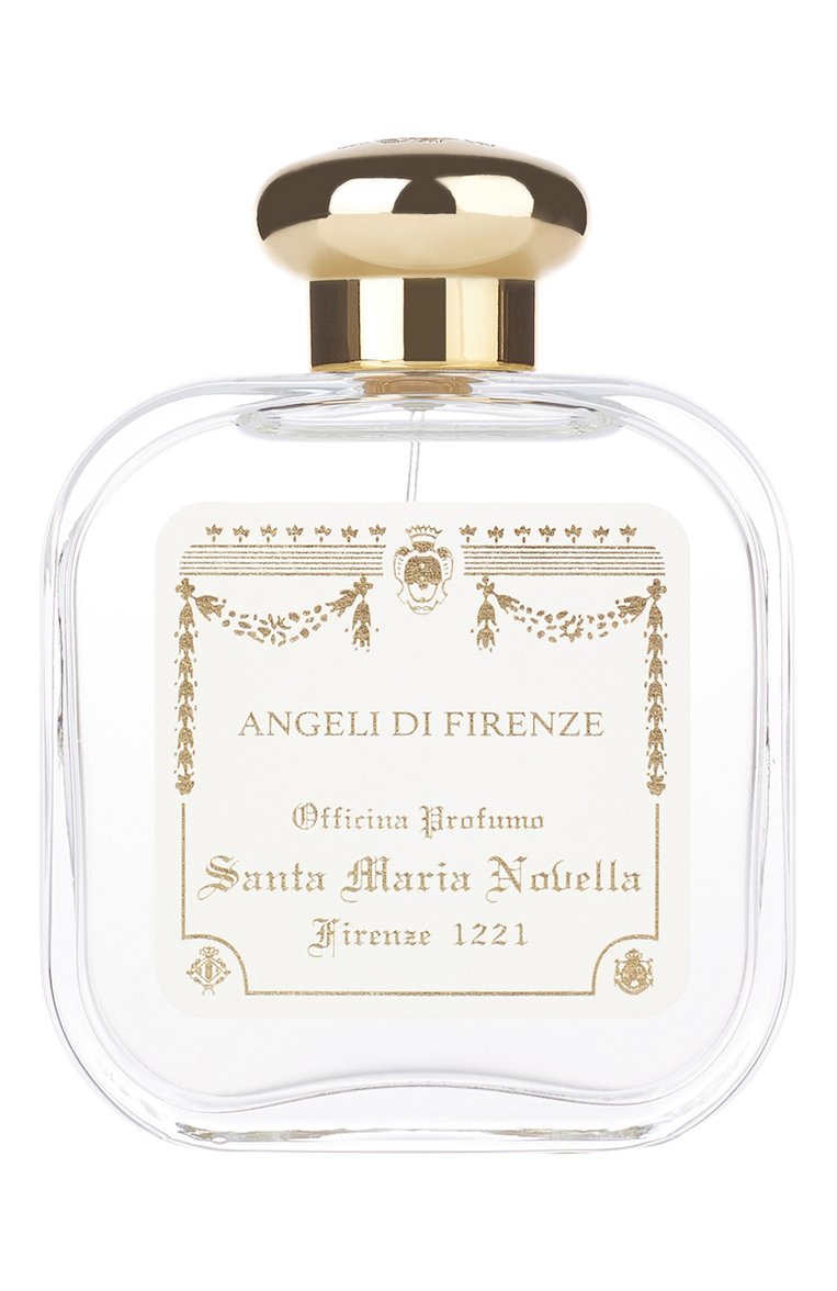 Одеколон angeli di firenze (100ml) SANTA MARIA NOVELLA бесцветного цвета, арт. SMN3119701 | Фото 1 (Нос: Не проставлено; Региональные ограничения белый список (Axapta Mercury): Не проставлено; Тип продукта - парфюмерия: Одеколон; Тип аромата: Акватический, Фруктовый; Ограничения доставки: flammable)