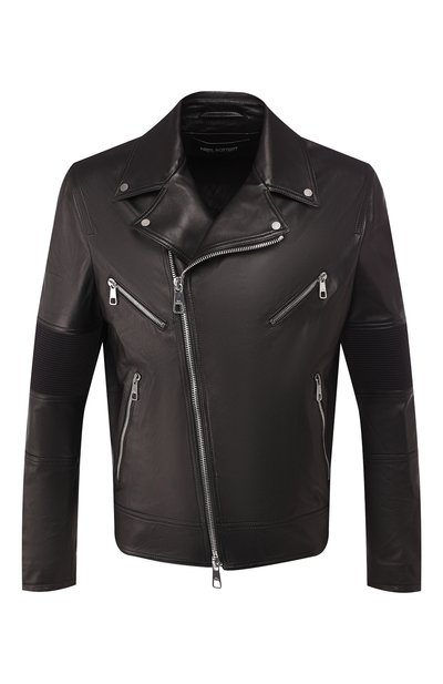 Кожаная косуха NEIL BARRETT, арт. PBPE577C/L700, фото 1