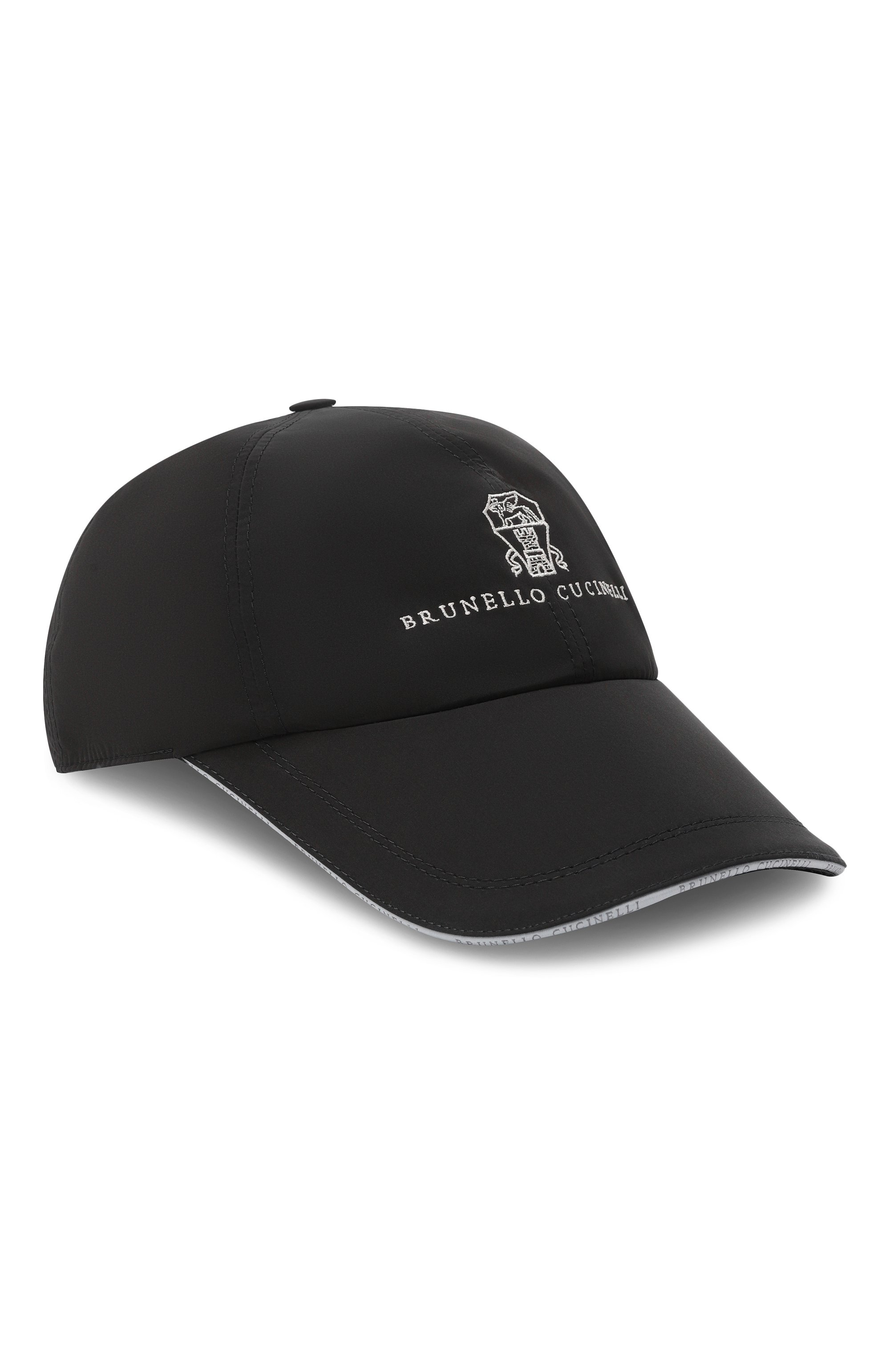 Бейсболка BRUNELLO CUCINELLI черного цвета по цене 69650 руб., арт. MM4799859, фото 1 Бейсболка BRUNELLO CUCINELLI, арт. MM4799859, фото 1