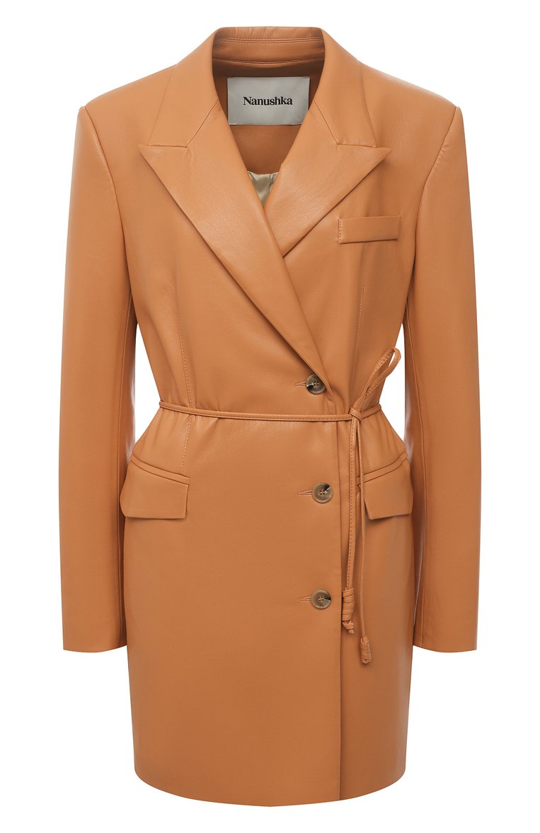 Жакет из экокожи NANUSHKA, арт. REMI_NUDE_VEGAN LEATHER, фото 1