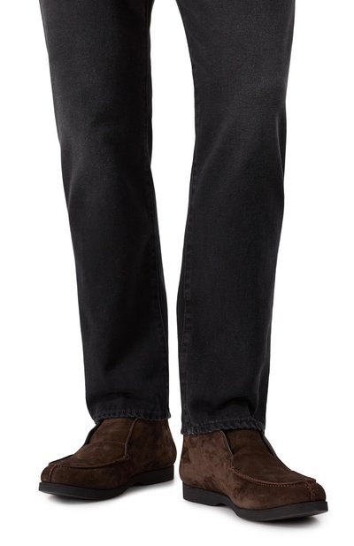 Замшевые ботинки KITON, арт. USSA105N0010804, фото 3