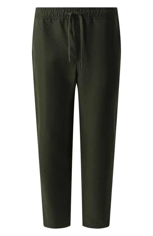 Льняные брюки Derek Rose 9800/SYDN001 Зелёный 9800/SYDN001