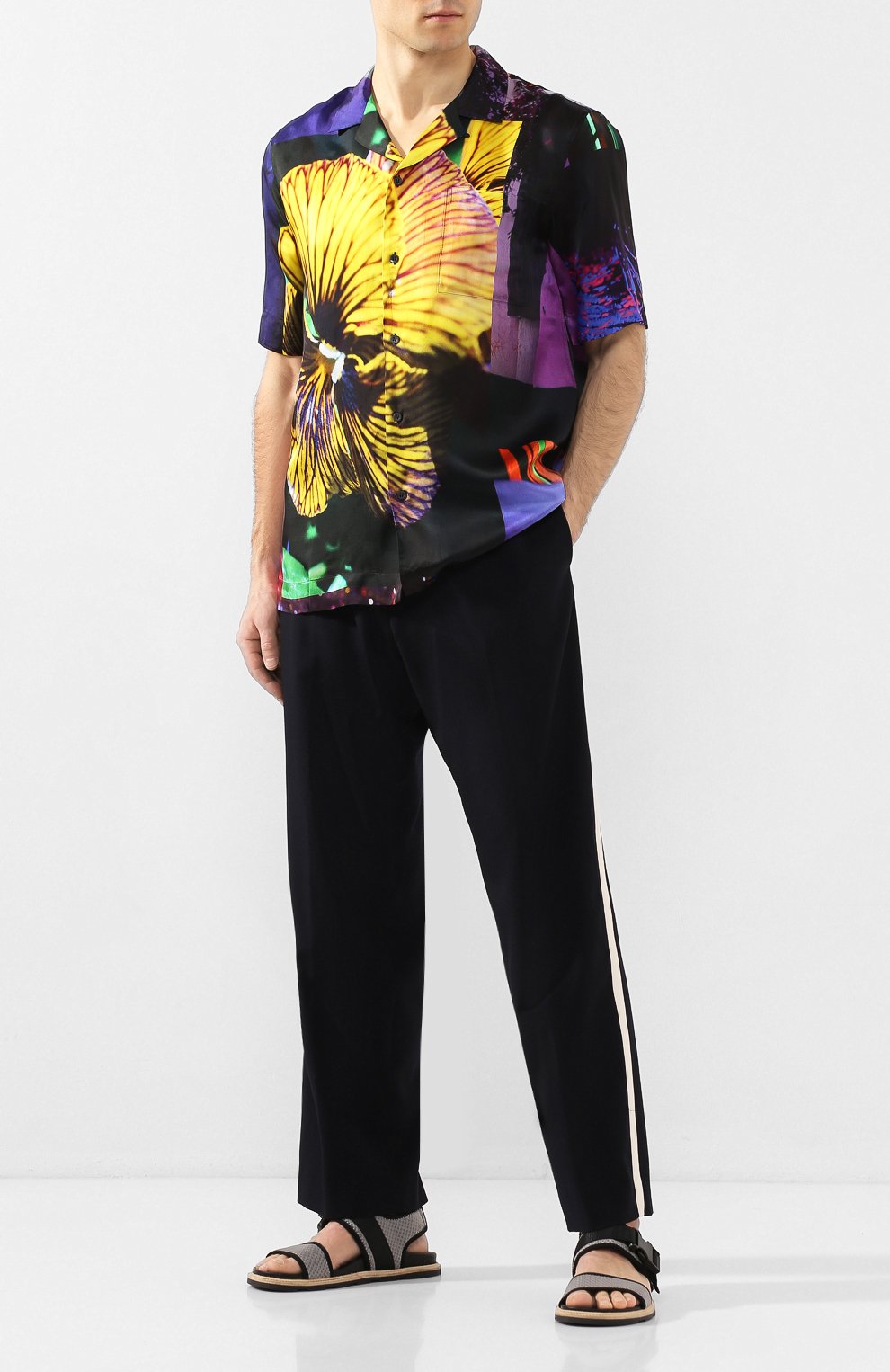 Рубашка из вискозы DRIES VAN NOTEN, арт. 201-20708-9091, фото 2