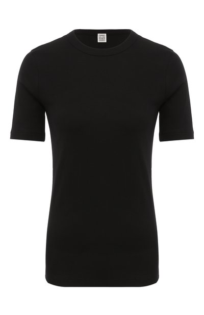 Женская хлопковая футболка TOTEME, арт. 241-WRT1459-FB0094