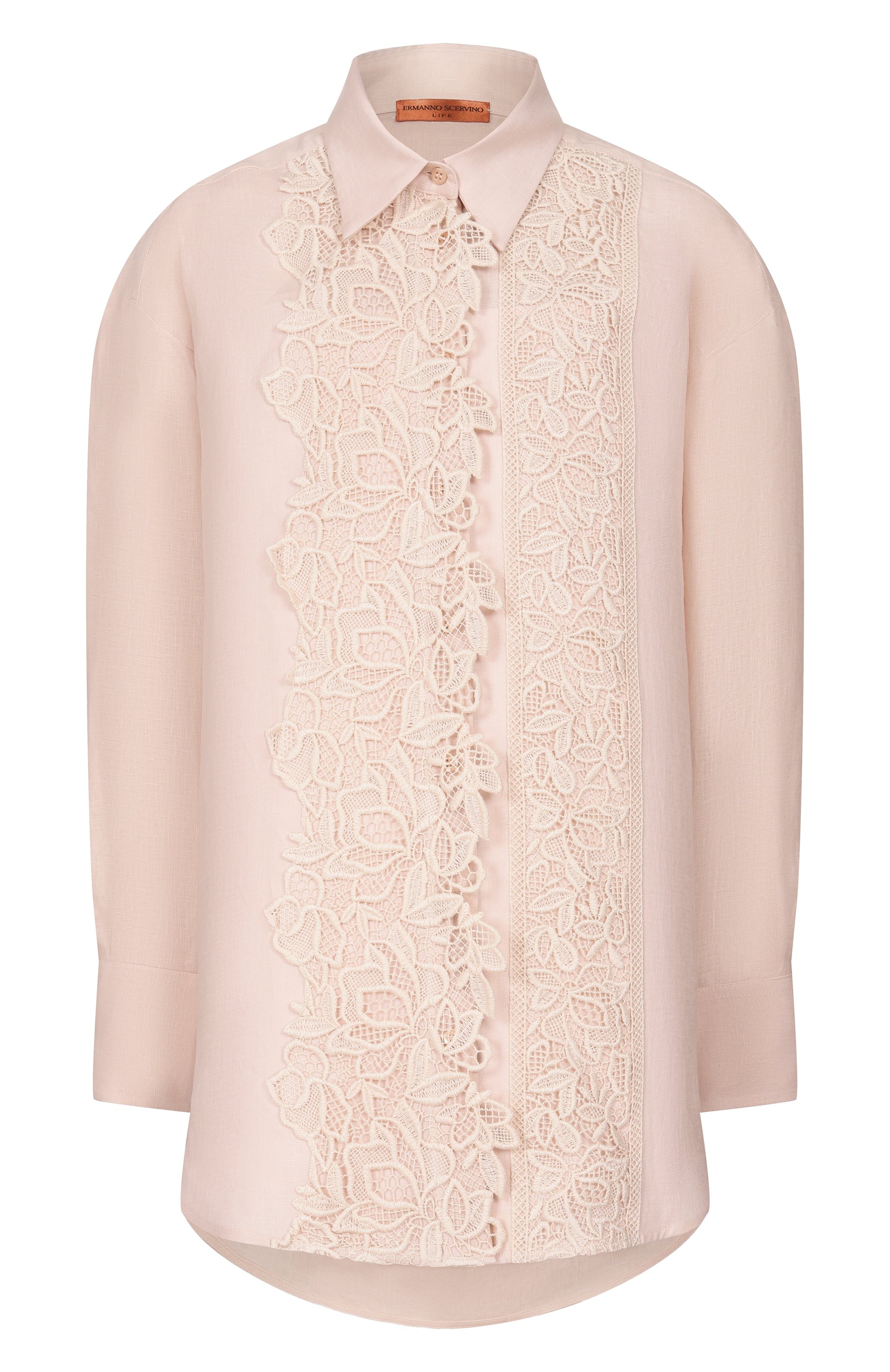 Льняная рубашка ERMANNO SCERVINO, арт. D484K611GQI, фото 1