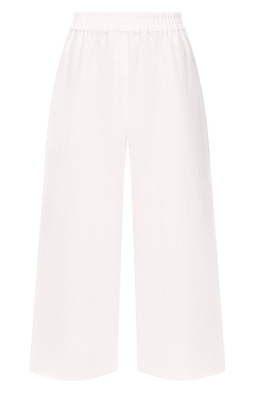 Льняные брюки Weekend Max Mara WKDFELIN0 Белый WKDFELIN0