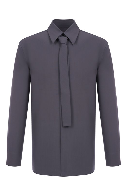 Шерстяная рубашка Jil Sander J22DL0321-J40249 Серый J22DL0321-J40249