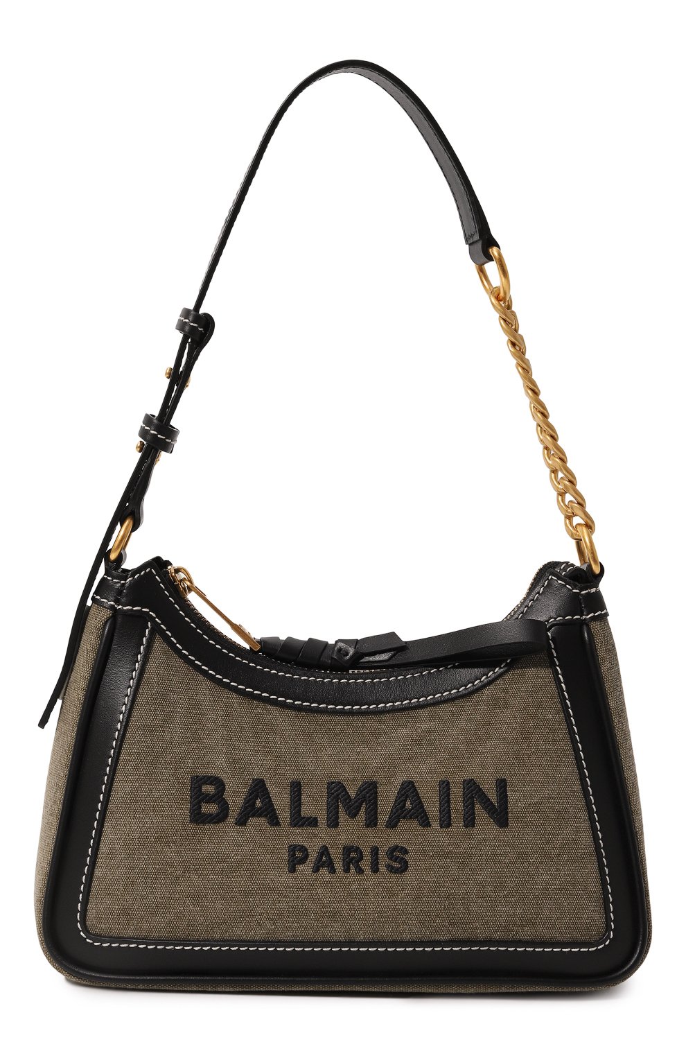 Сумка b-army BALMAIN хаки цвета по цене 84150 руб., арт. DN1BT743/TCLB, фото 1 Сумка b-army BALMAIN, арт. DN1BT743/TCLB, фото 1