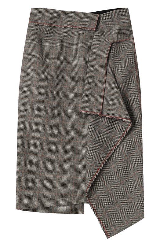 

Шерстяная юбка Roland Mouret, Серый