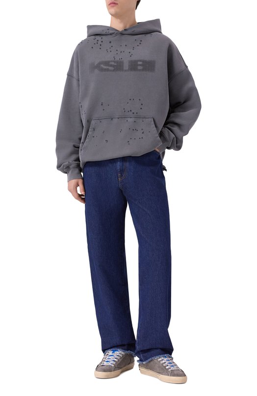 Комбинированные кеды Distressed Crime London 11034AA8 Серый  11034AA8 Фото 2