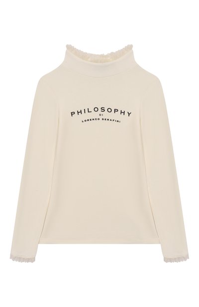 Водолазка из вискозы PHILOSOPHY DI LORENZO SERAFINI KIDS, арт. I1F619/6212/4-10