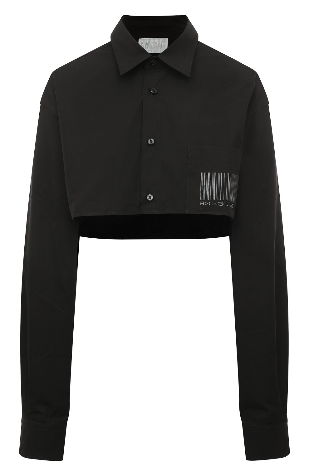 Хлопковая рубашка VTMNTS, арт. VL16SH160B, фото 1