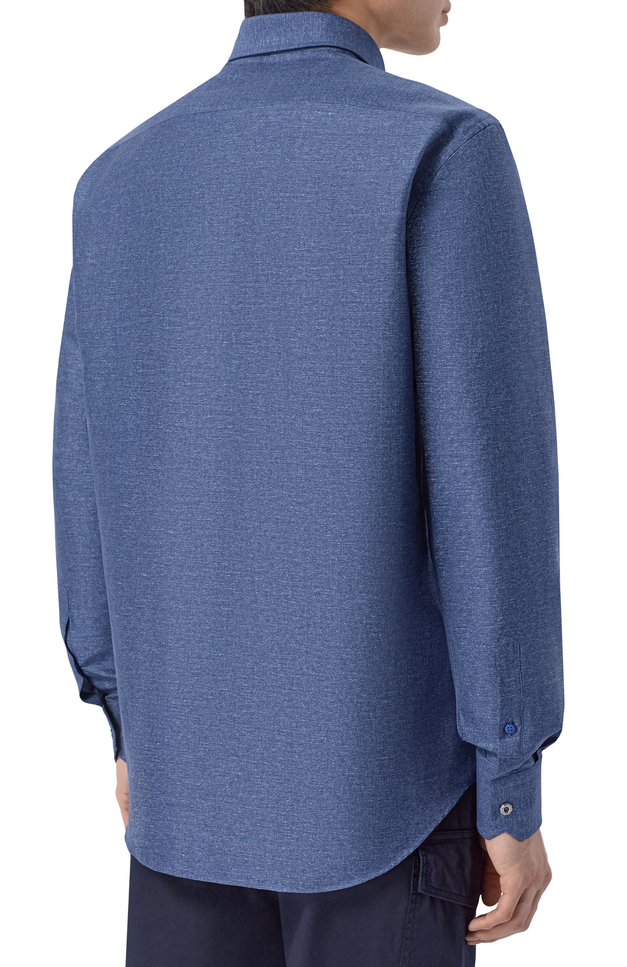 Рубашка из хлопка и льна STEFANO RICCI, арт. MC007956/R1964, фото 4