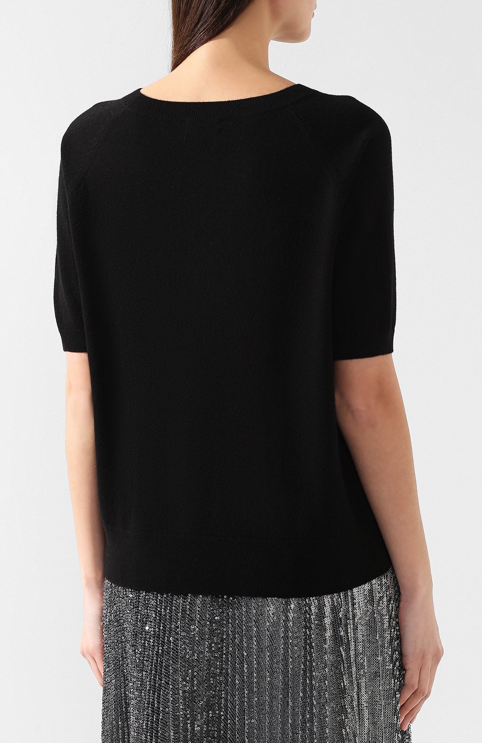 Кашемировый топ DRIES VAN NOTEN черного цвета по цене 44650 руб., арт. 191-11228-7711, фото 4 Кашемировый топ DRIES VAN NOTEN, арт. 191-11228-7711, фото 4