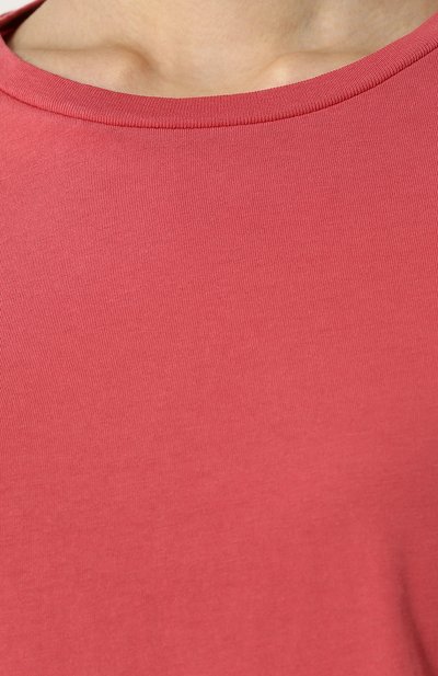 Однотонная хлопковая футболка с круглым вырезом POLO RALPH LAUREN, арт. 211663089, фото 5