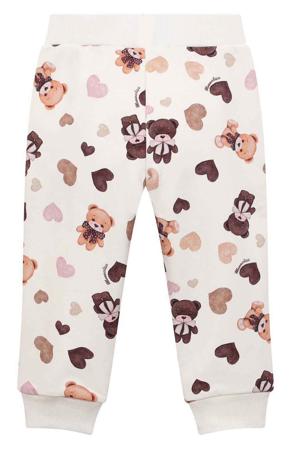 Хлопковые джоггеры MONNALISA, арт. 39B408, фото 2