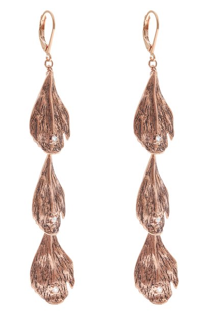 Серьги лепестки пиона MIDGARD PARIS, арт. 5781w, фото 3