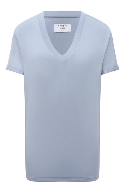Женская хлопковая футболка SEVEN LAB, арт. Tb21-navy