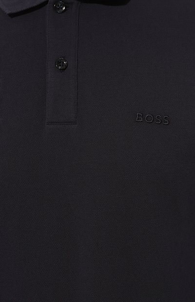 Хлопковое поло BOSS, арт. 50468362, фото 5