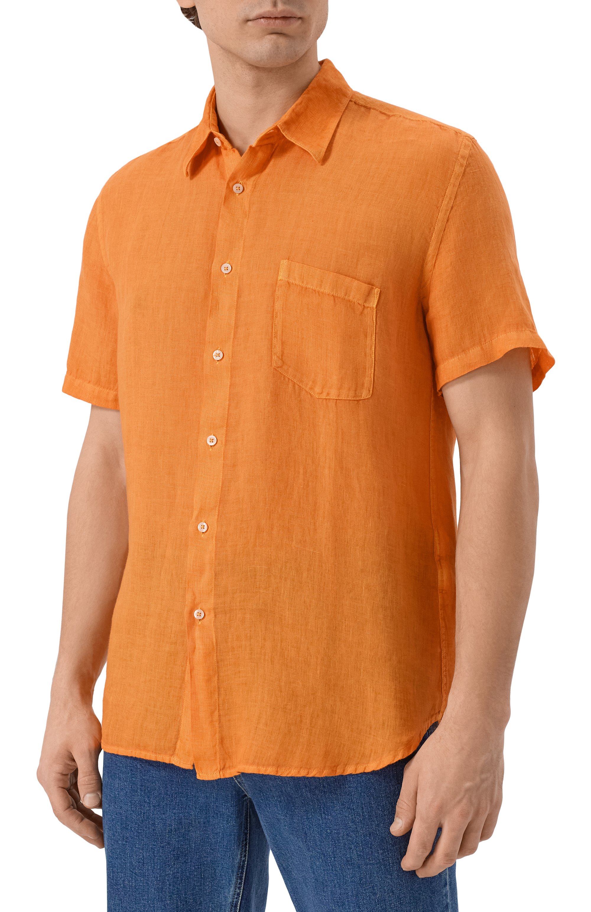 Льняная рубашка 120% LINO, арт. 33ALIM1368/0115/S00, фото 3