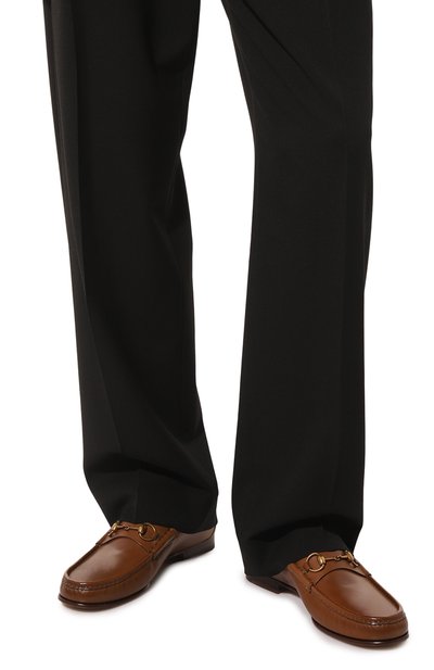 Кожаные лоферы GUCCI, арт. 307929/1M0C0, фото 3