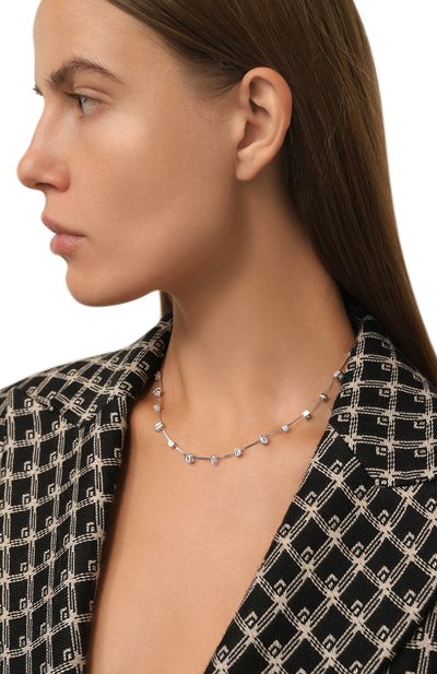 Колье LUV AJ серебряного цвета по цене 23900 руб., арт. SS23-N-BSSN-S, фото 2 Колье LUV AJ, арт. SS23-N-BSSN-S, фото 2