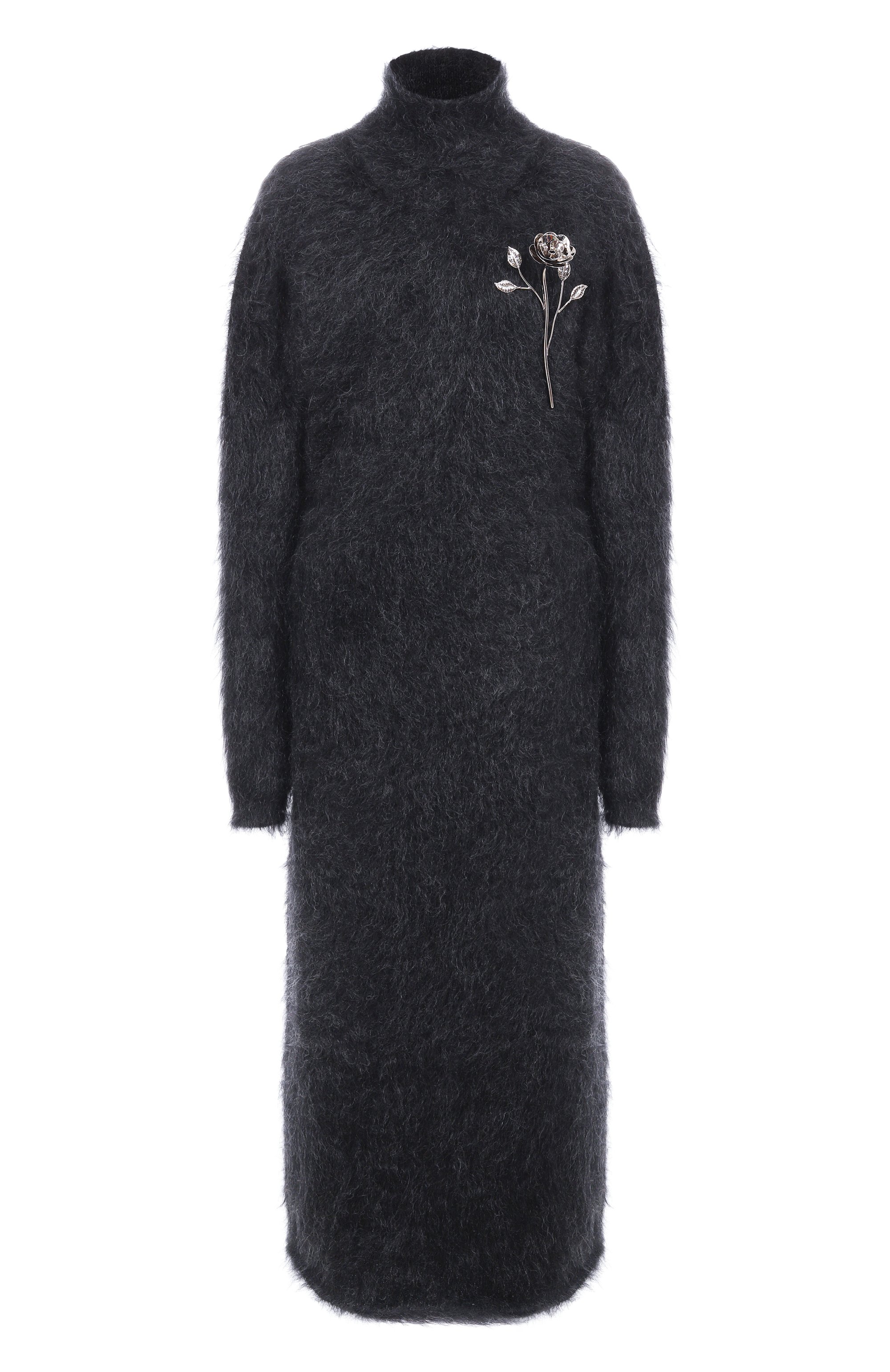 Шерстяное платье GIUSEPPE DI MORABITO темно-серого цвета по цене 127500 руб., арт. 05FW2KND373X 05444, фото 1 Шерстяное платье GIUSEPPE DI MORABITO, арт. 05FW2KND373X 05444, фото 1