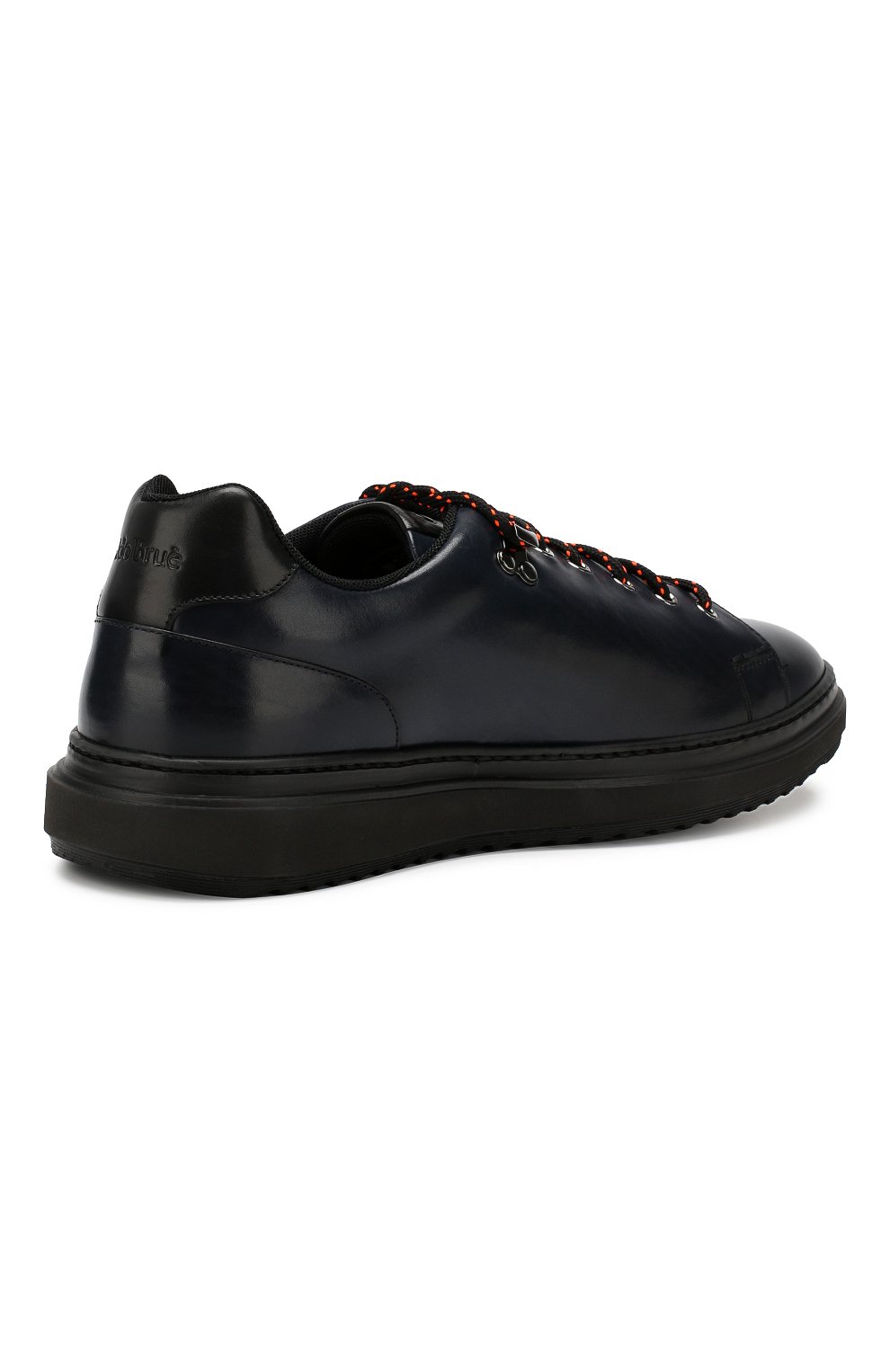 Кожаные кеды ALDO BRUE темно-синего цвета по цене 43900 руб., арт. AB6097H-BEB, фото 4 Кожаные кеды ALDO BRUE, арт. AB6097H-BEB, фото 4