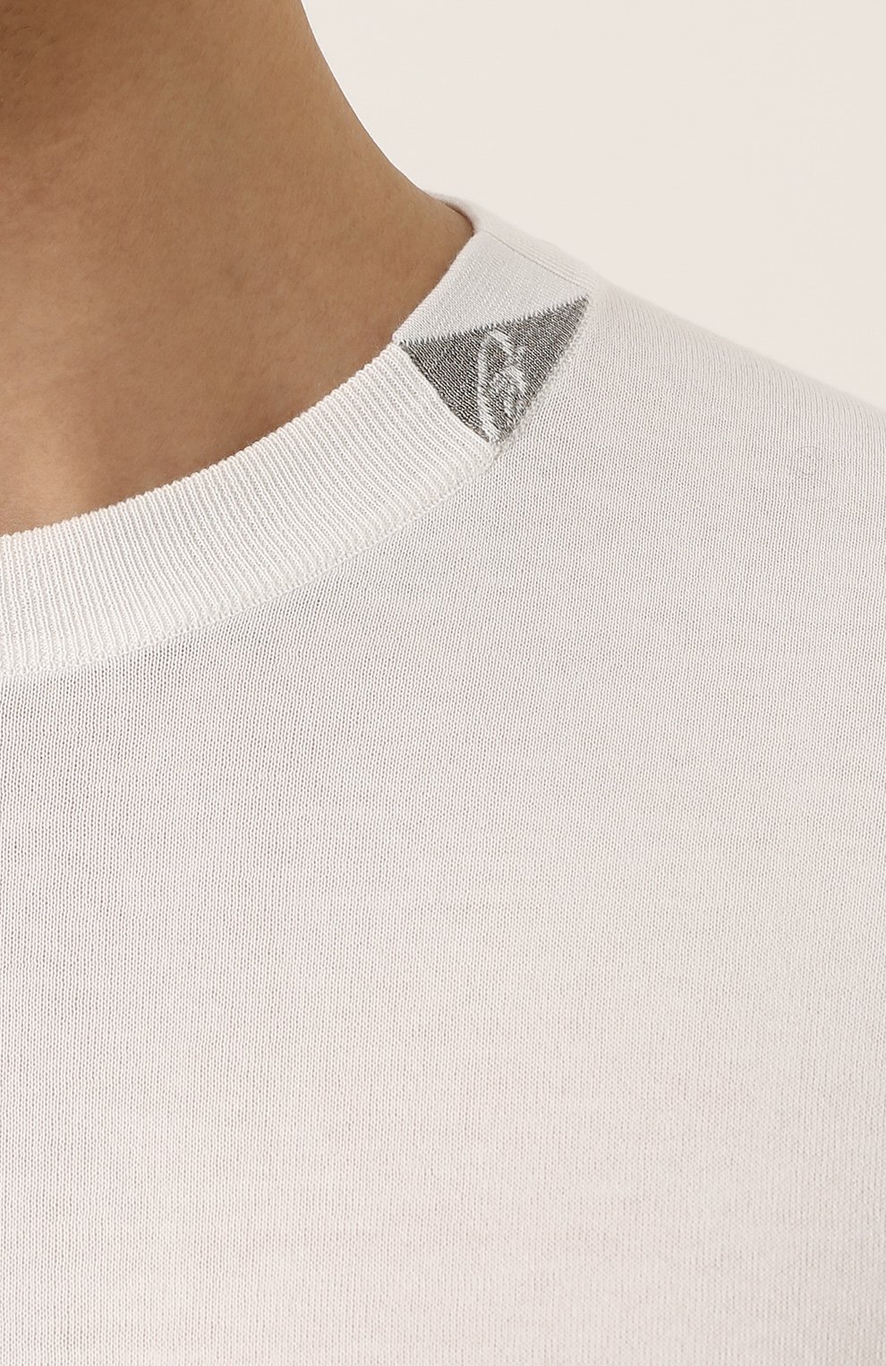 Хлопковый джемпер тонкой вязки с короткими рукавами BRIONI, арт. UMR00L/P7K02, фото 5