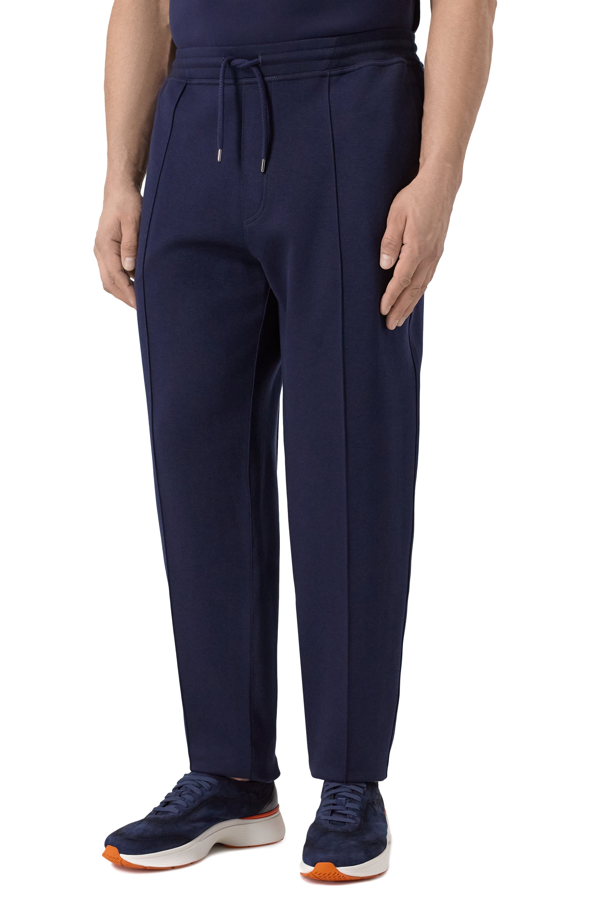 Брюки из хло�пка и кашемира BRUNELLO CUCINELLI, арт. MM8313212G, фото 3