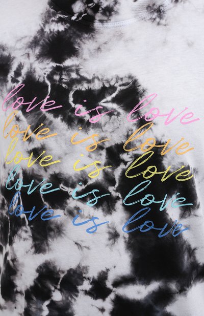 Хлопковая футболка ELECTRIC AND ROSE, арт. LFTP24-L0VE IS L0VE, фото 5
