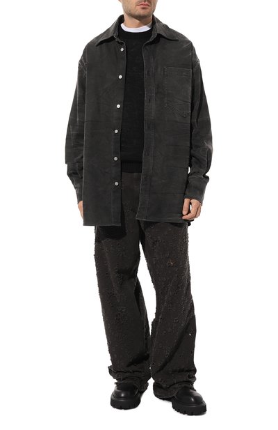 Джинсы MM6 черного цвета по цене 65950 руб., арт. S62LB0117/S30863, фото 2 Джинсы MM6, арт. S62LB0117/S30863, фото 2