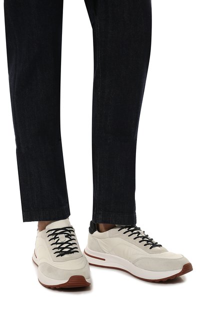 Комбинированные кроссовки week end walk LORO PIANA, арт. FAM1719, фото 3